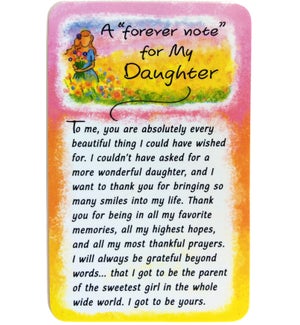 WALLETCARD/A "Forever Note"