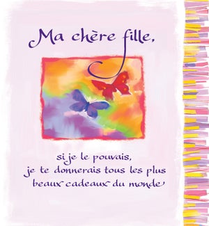 DAFR/MA CHÈRE FILLE, SI JE LE