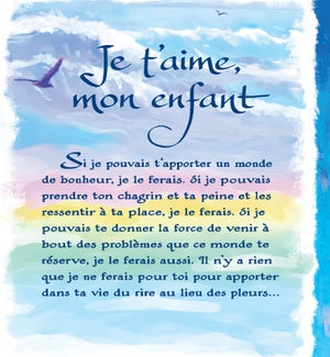 CHFR/JE T’AIME, MON ENFANT