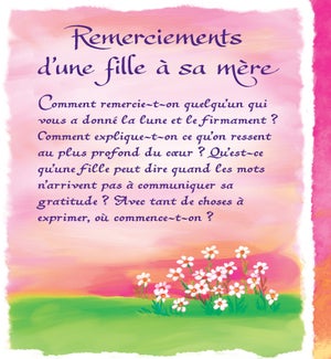 MOFR/REMERCIEMENTS D’UNE FILLE