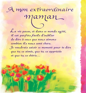 MOFR/MON EXTRAORDINAIRE MAMAN
