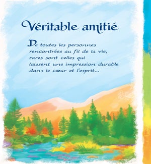 FRFR/VÉRITABLE AMITIÉ