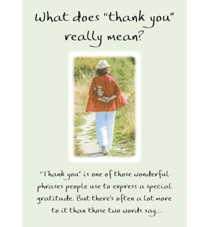 TY/What Does Thank You Mean