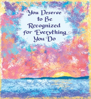 TY/Deserve To Be Recognized
