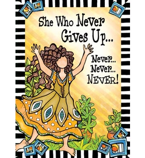 EN/She Who Never Gives Up