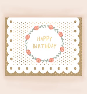 BD/Birthday Floral Wreath