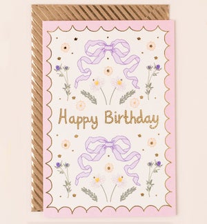 BD/Birthday Purple Bows