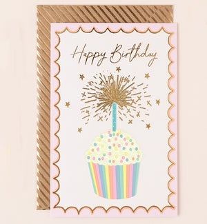 BD/Cupcake with Sparkler