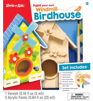 PAINTKIT/Windmill Birdhouse