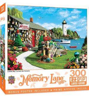 PUZZLES/300PC Lobster Bay