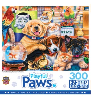 PUZZLES/300PC Playful Paws