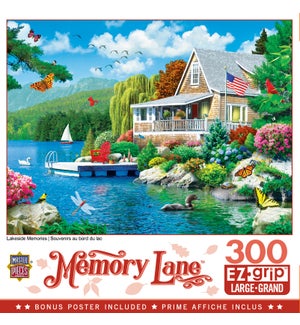 PUZZLES/300PC Memory Lane Lake