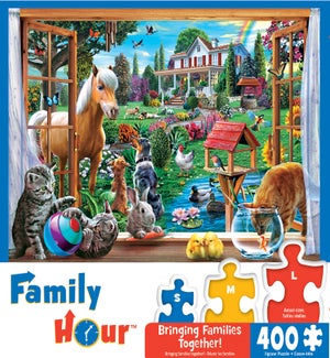 PUZZLES/400PC Family Hour
