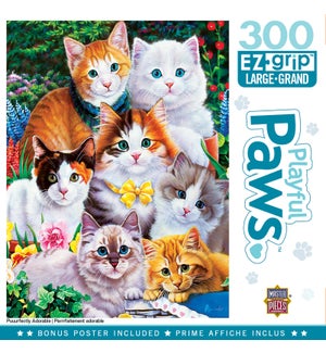 PUZZLES/300PC Playful Paws