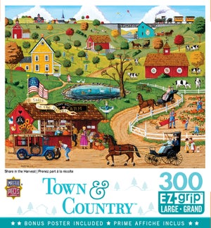 PUZZLES/300PC Town & Country
