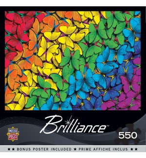 PUZZLES/550PC Fluttering Rnbow