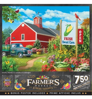 PUZZLES/750PC Country Heaven