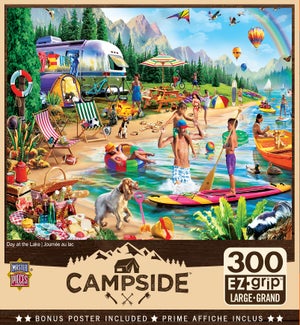 PUZZLES/300PC Day at the Lake