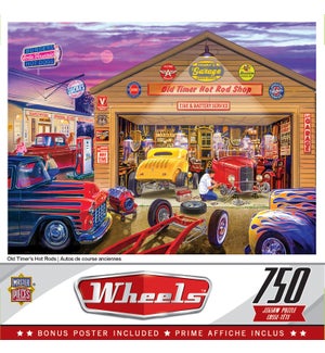 PUZZLES/750PC Wheels-Hot Rods