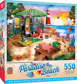 PUZZLES/550PC  Oceanside Camp
