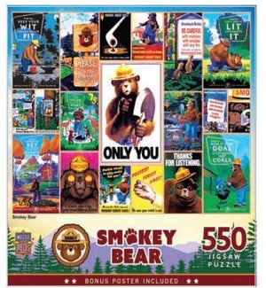 PUZZLES/550PC Smokey Bear