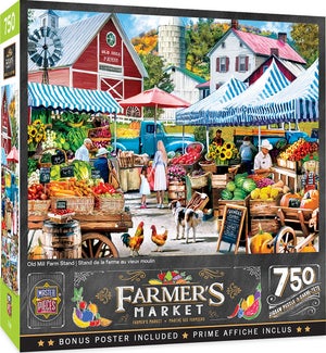 PUZZLES/750PC Old Mill Farm