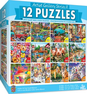 PUZZLES/12PK Artist Gallery II