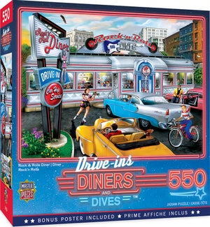PUZZLES/550PC Rock&Rolla Diner