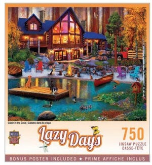 PUZZLES/750PC Cabin in Cove