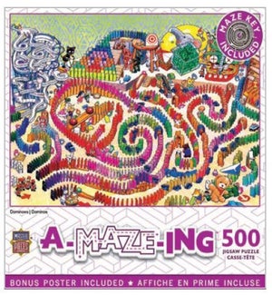 PUZZLES/500PC Dominoes