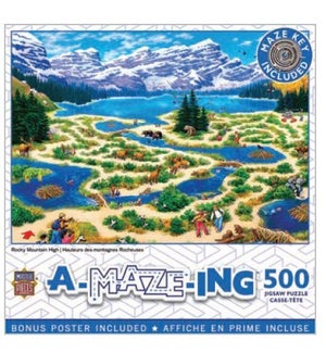 PUZZLES/500PC Rocky Mountain