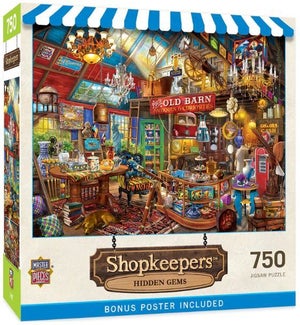 PUZZLES/750pc Hidden Gems