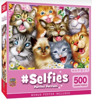 PUZZLES/500pc Purrfect