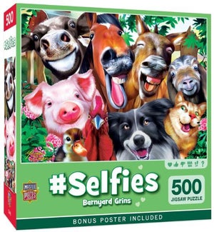 PUZZLES/500pc Barnyard Grins