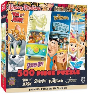 PUZZLES/500pc Hanna Barbera