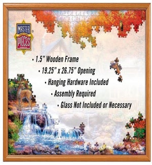 PUZZLES/Wood Frame - 1000pc