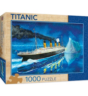 PUZZLES/1000PC Titanic At Sea
