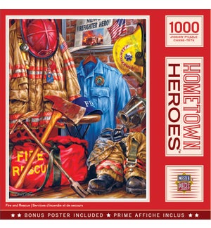 PUZZLES/1000PC Fire and Rescue
