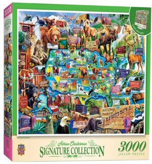 PUZZLES/3000PC USA Nat'l Park