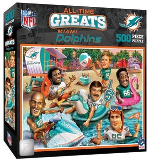 PUZZLES/500PC Dolphins Greats