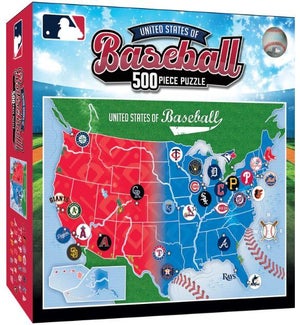 PUZZLES/500pc MLB League Map
