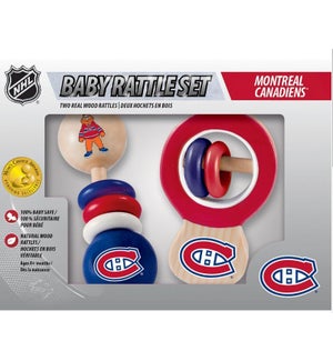 TOY/Canadiens Wood Rattle Set