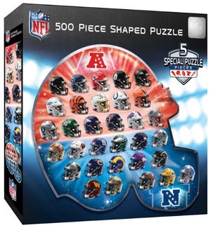 PUZZLES/500pc NFL Helmet