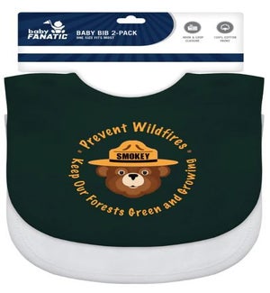 BIBS/2-pack Smokey the Bear