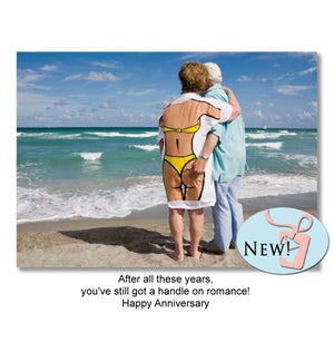 AN/Elderly Couple At Beach