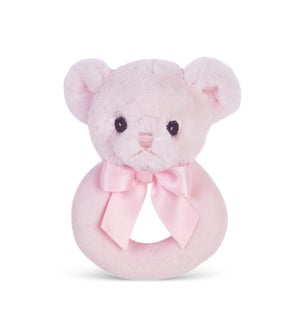 RATTLE/Huggie Bear (Pink)
