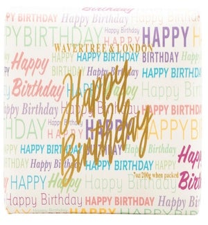SOAP/Happy Birthday Font