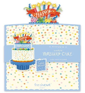 LGPOPUP/Confetti Birthday Cake