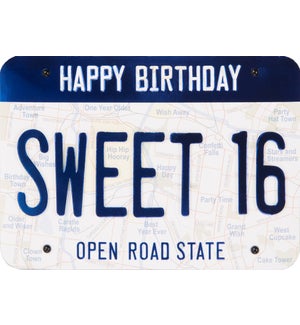 ABD/Sweet 16 License Plate