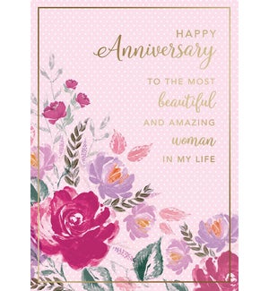 AN/Pink Floral Anniversary